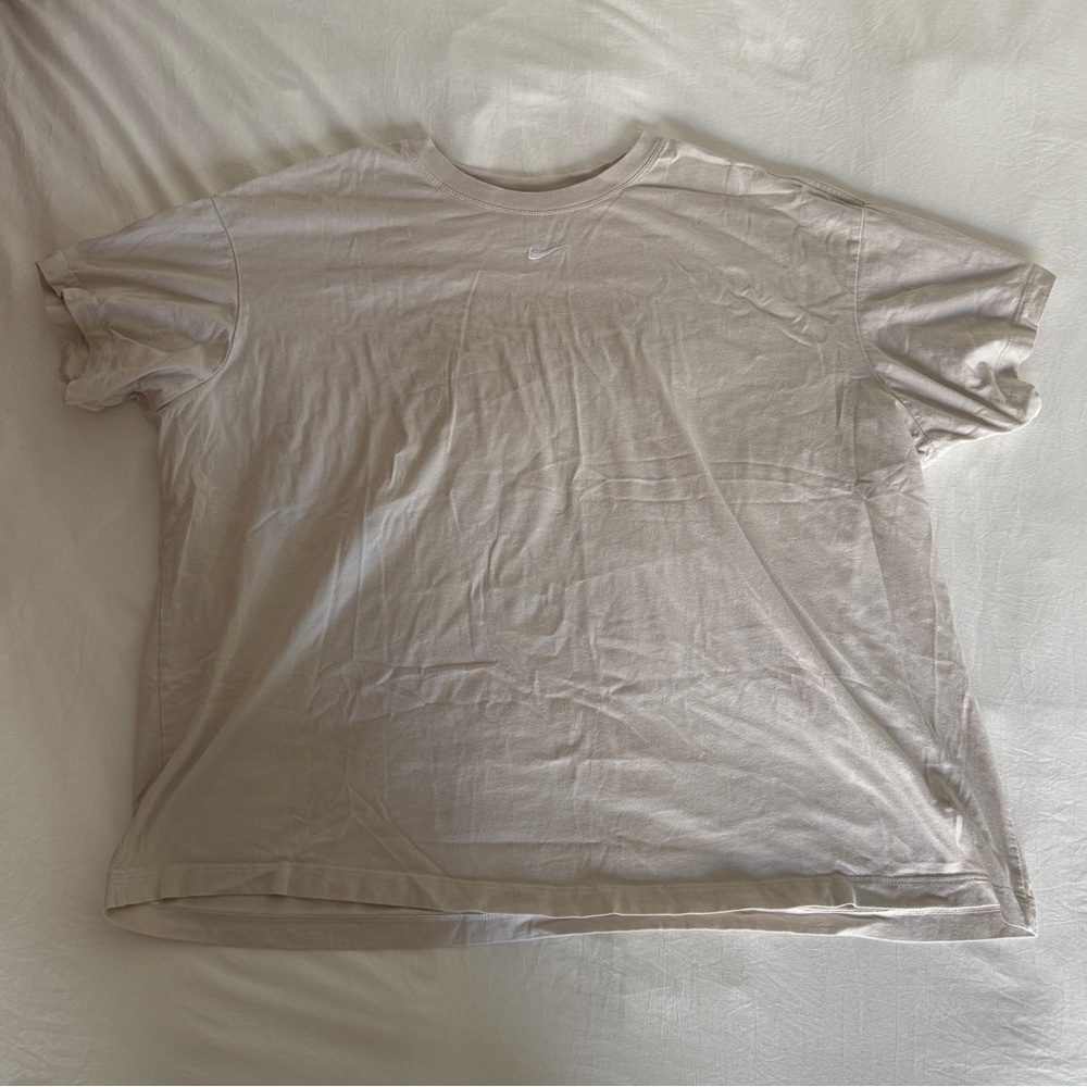Nike Light Tan Short Sleeve Tee - 2X oversized